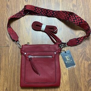 Erick Style red crossbody bag- bought in Italy